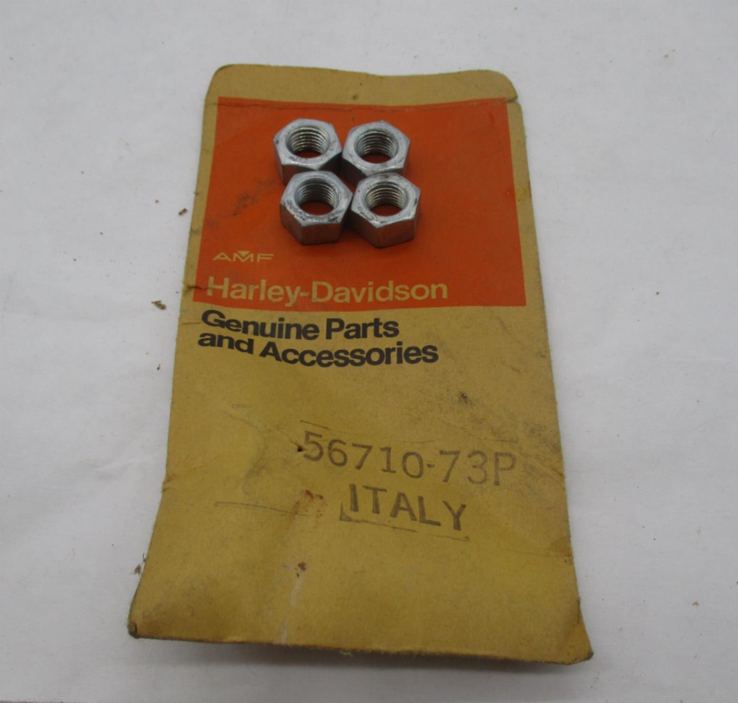 Lot of 4 Harley-Davidson Genuine NOS Aermacchi Adjusting Screw Nuts 56710-73P