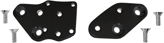 Accutronix Kick Back Adapter Plate 1-3/8in. Back - Black FCKB103-B