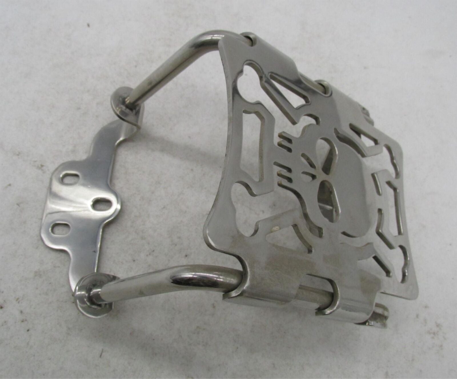 Harley Davidson Mini Chrome Skull Luggage Rack