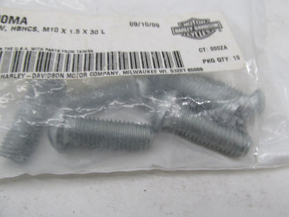 Lot of 10 Harley-Davidson Genuine NOS Hex Socket Button Head Screws 3700MA