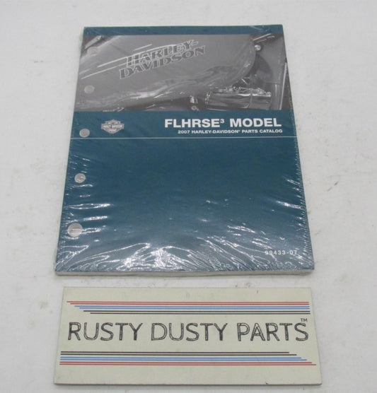 Harley-Davidson Official Factory 2007 FLHRSE³ Model Parts Catalog 99433-07
