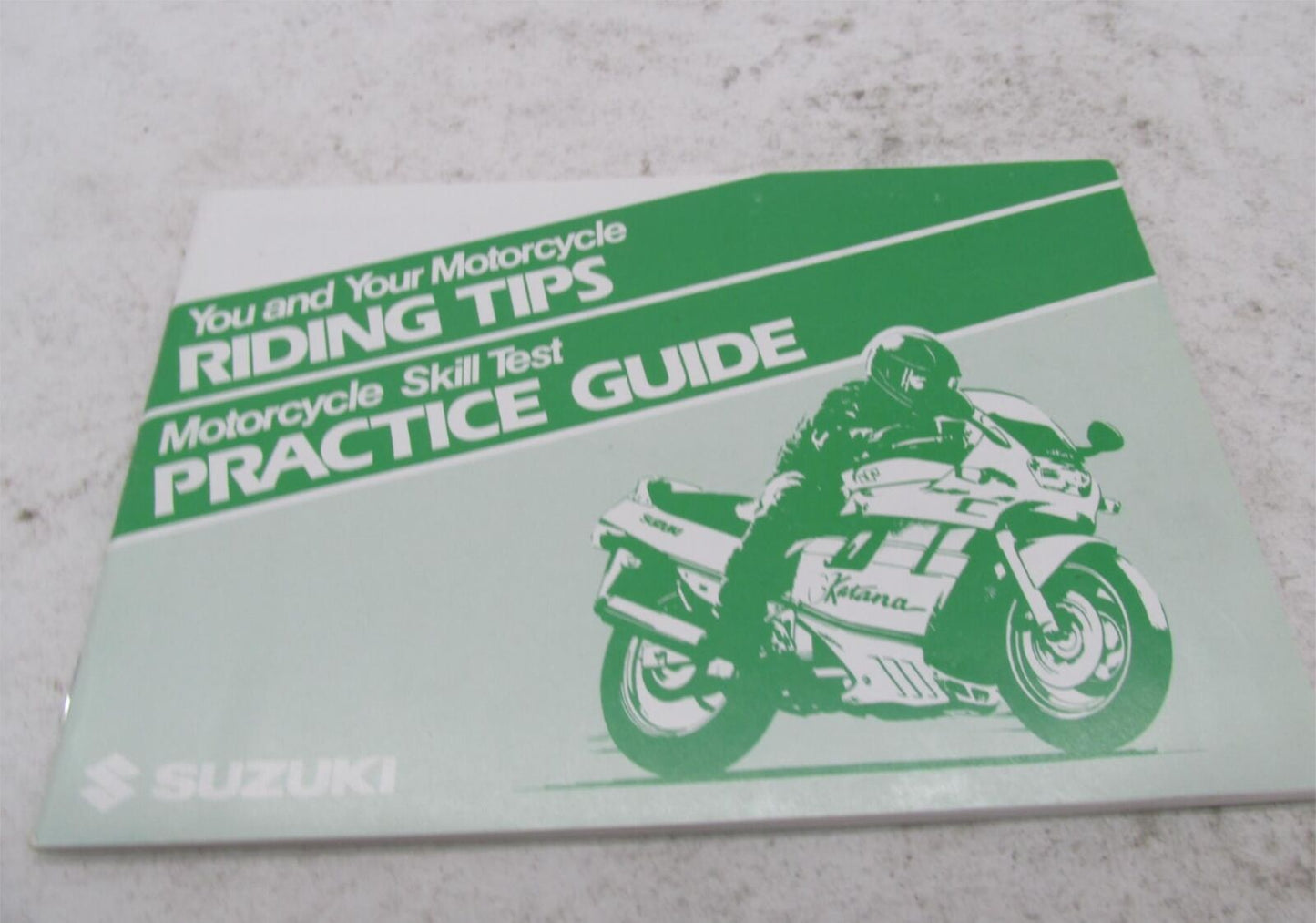 Suzuki Motorcycle Riding Tips and Practice Guide Book 99014-20630-03A