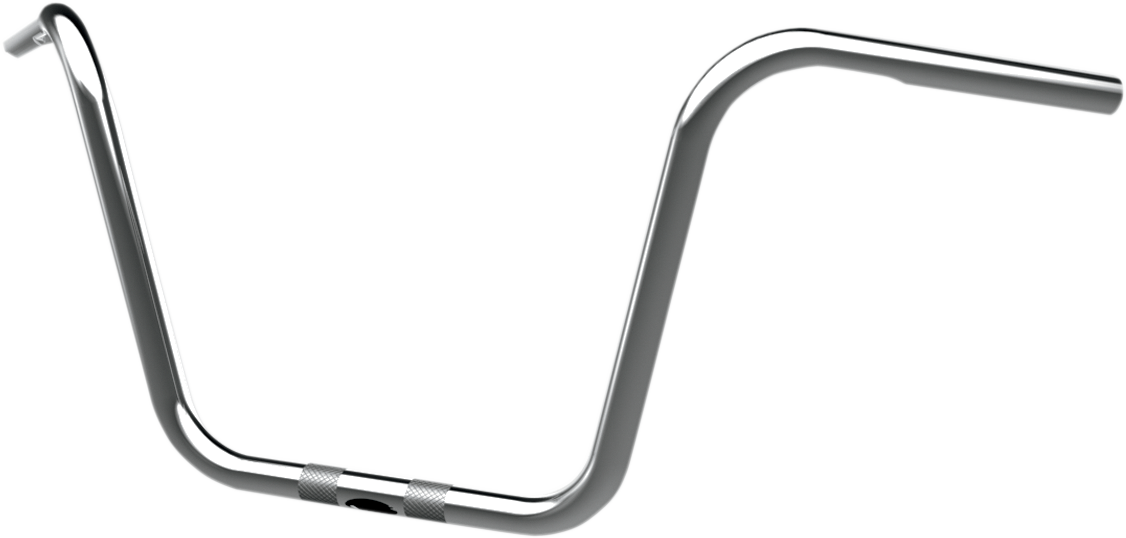 Khrome Werks 1in. Handlebar 12in. Ape (Dimpled and Drilled) - Chrome 300044