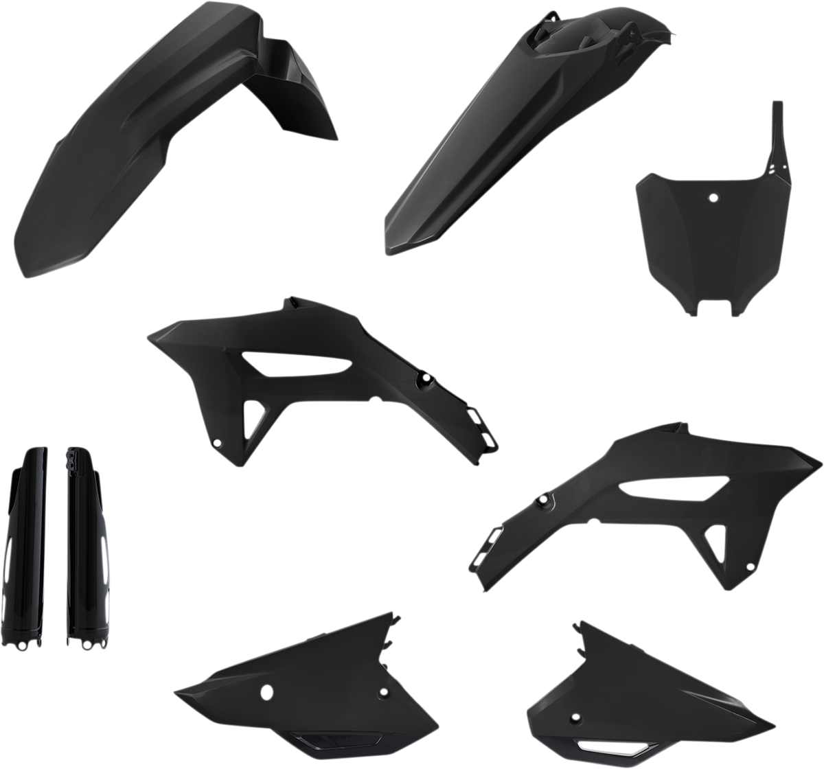 Acerbis Full Plastic Kit Black 2858920001