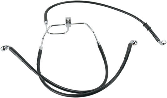 Drag Specialties Extended Stainless Steel Front Brake Line Kit 1741-2910