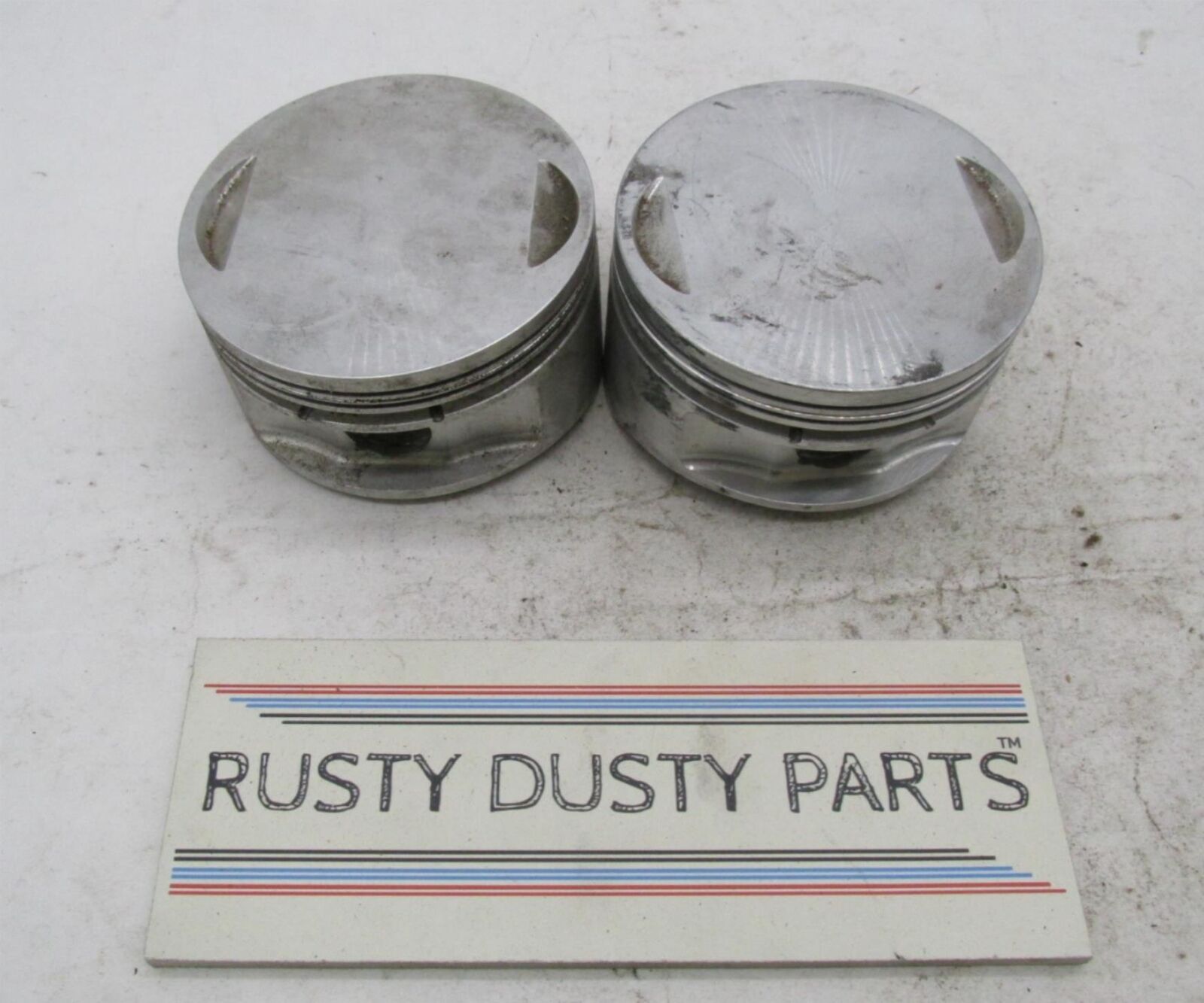 Pair of Harley Davidson Ross NOS High Performance Over Sized 105MM Pistons