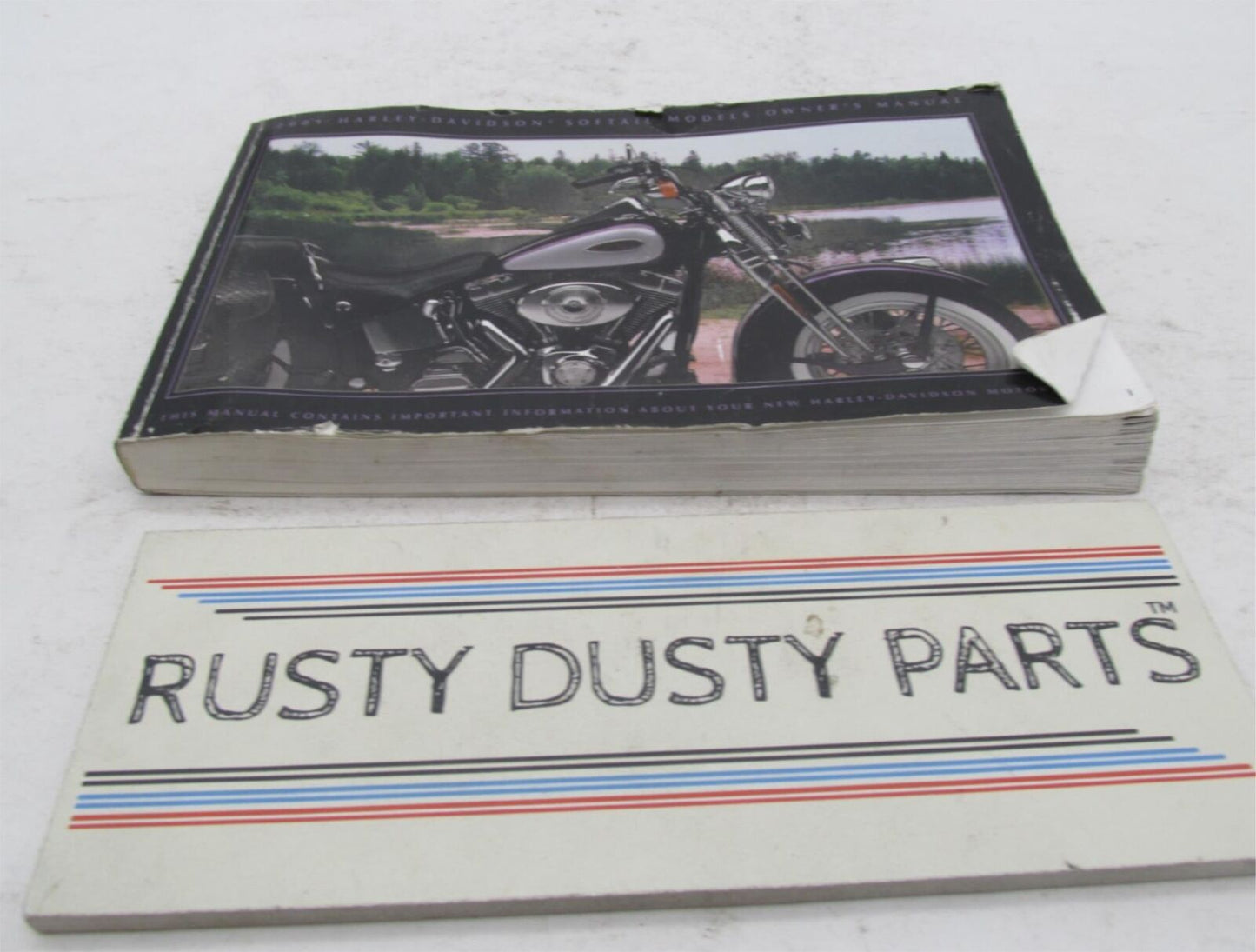 Harley-Davidson Official Factory 2001 Softail Owner's Manual Book 99469-01