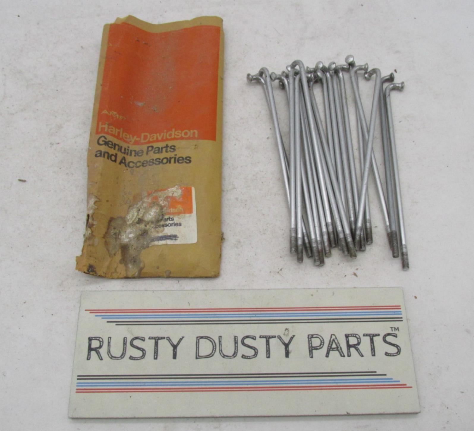 Lot of 19 Harley-Davidson Genuine NOS Aermacchi Wheel Spokes 43041-68P
