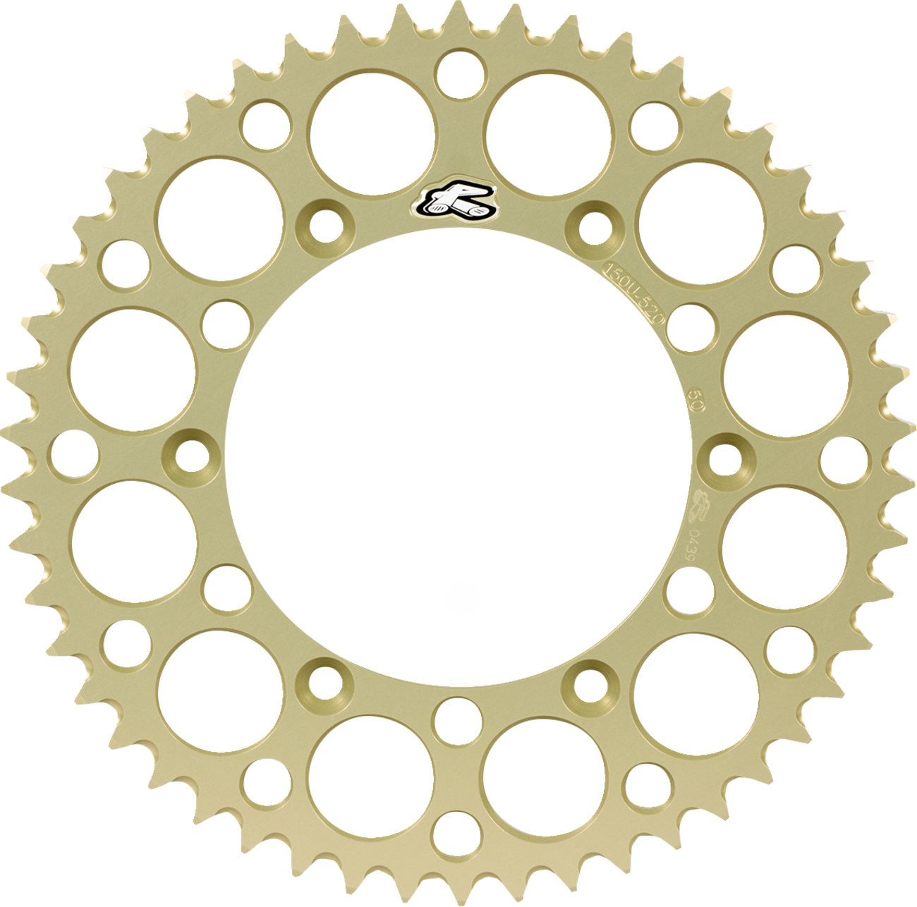 Renthal Rear Aluminum Sprocket 51 Tooth 150U-520-51GBHA