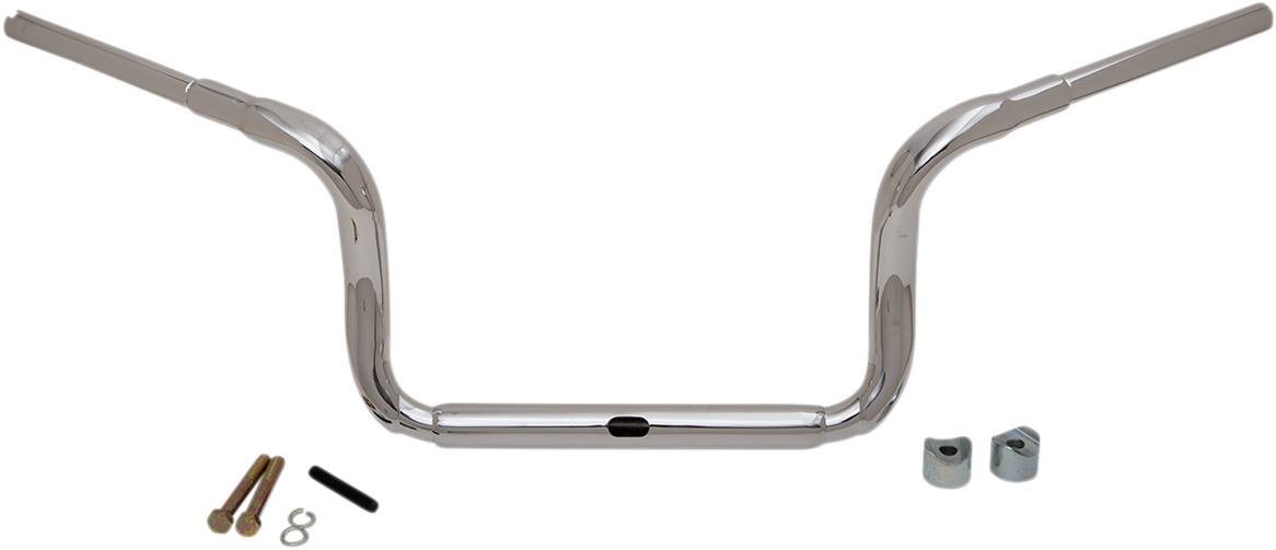 LA Choppers 1 1/2" Traditional Ape Hanger Handlebars 10" Chrome LA-7323-10