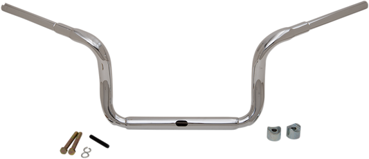 LA Choppers 1 1/2" Traditional Ape Hanger Handlebars 10" Chrome LA-7323-10
