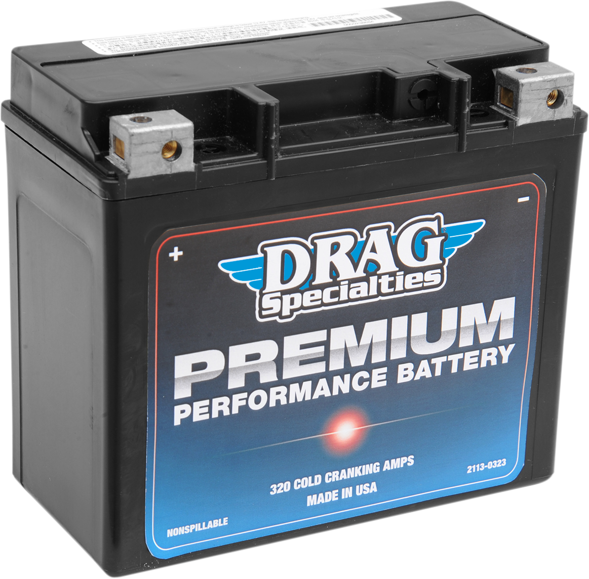Drag Specialties GYZ High Performance Maintenance Free Battery GYZ20H 2113-0323