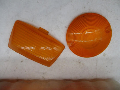Large Lot of Harley Davidson Touring Turn Signal Fender Marker Light Amber Lense