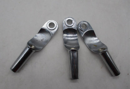 Lot of 3 Harley Davidson Turn Signal Relocation Chrome Brackets