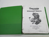 Triumph Photocopied 250CC Single Cylinder TR25W Workshop Service Manual