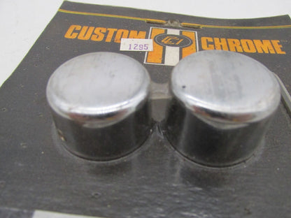 Harley Custom Chrome FL FLT FX Softail Wide Glide Front Axle Cap Kit 14-311