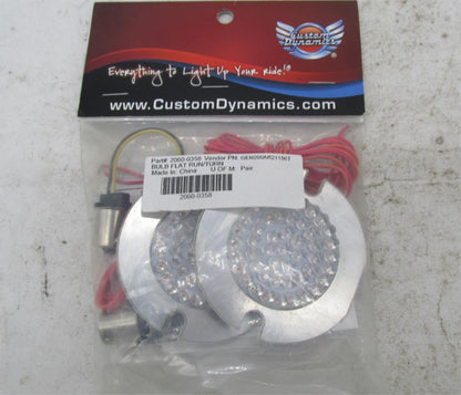 Pair of Harley Davidson Custom Dynamics Bulb Flat Run/Turn 2060-0358
