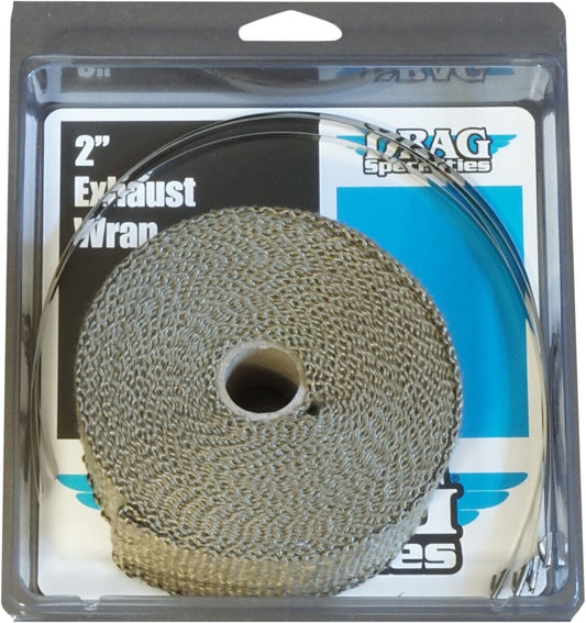Drag Specialties Woven Basalt Exhaust Wrap Kits 1" Bronze 1861-1111