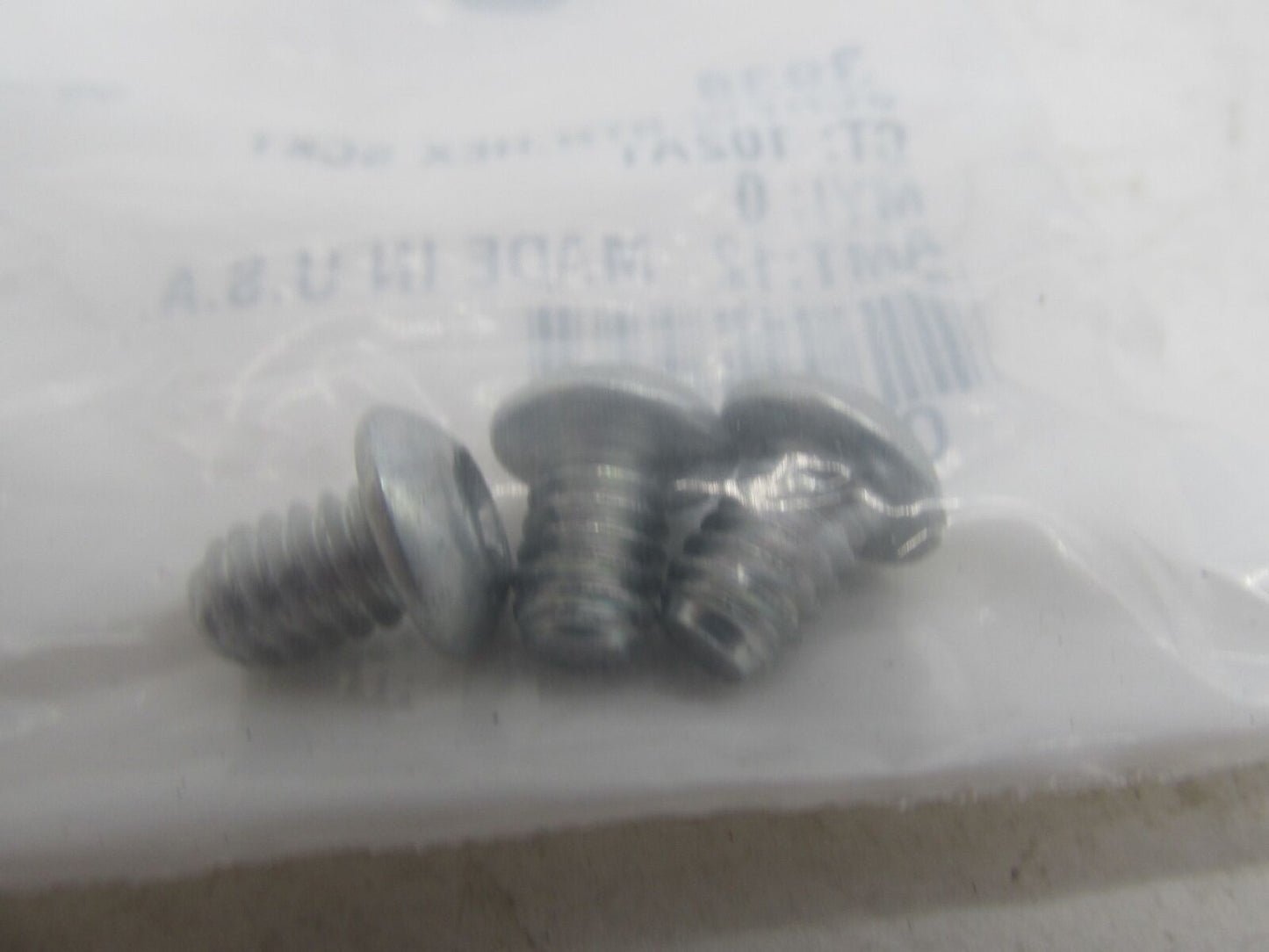 Lot of 3 Harley-Davidson Genuine NOS Star Head Socket Button Screws 3938