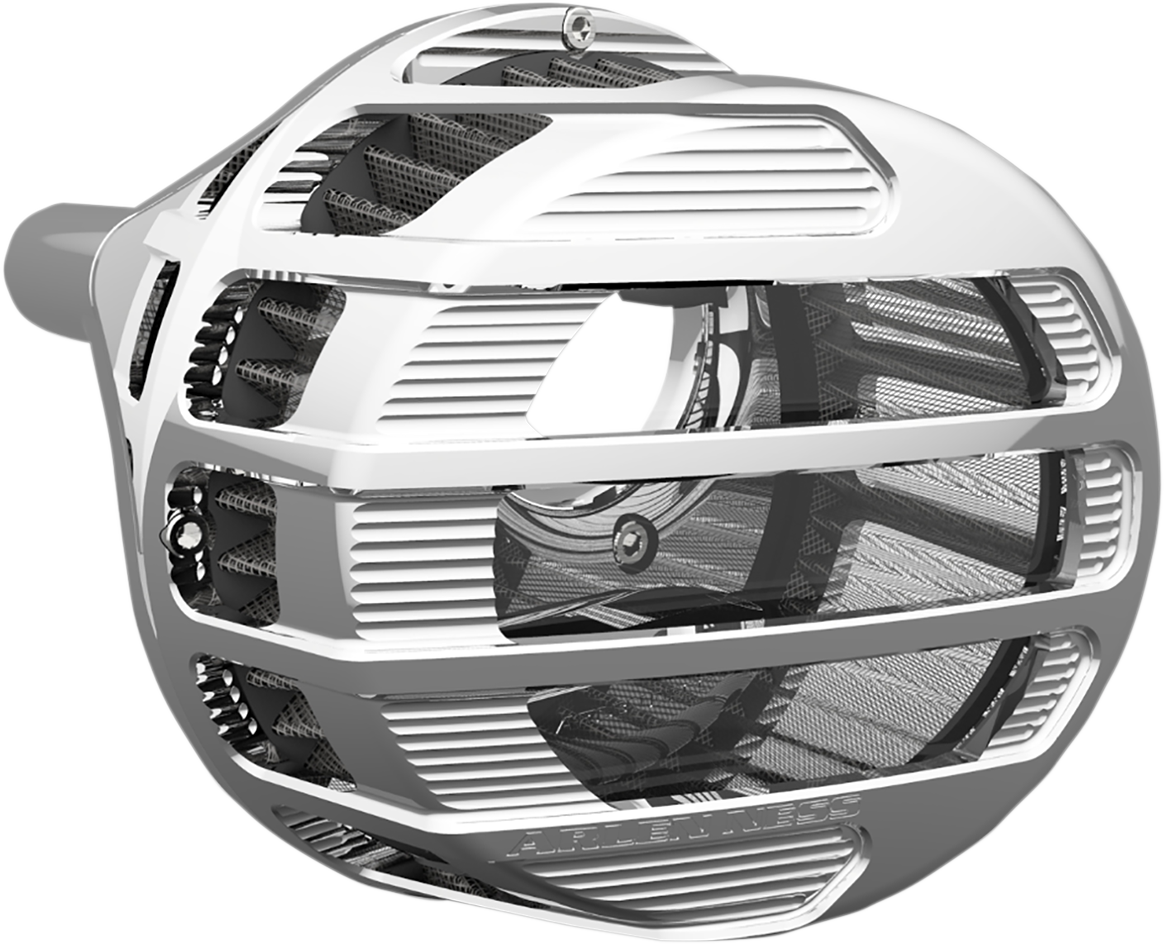 Arlen Ness Sidekick Air Cleaners Chrome 81-307