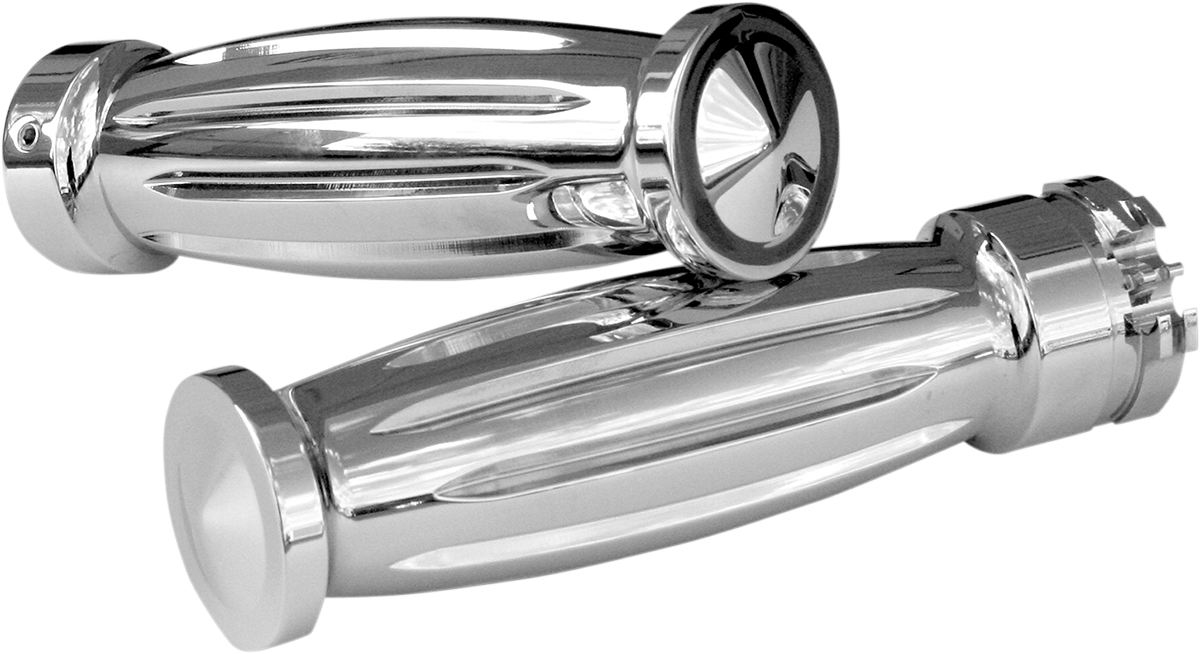 Accutronix Diamond Night Series Grips Chrome GR100-IC
