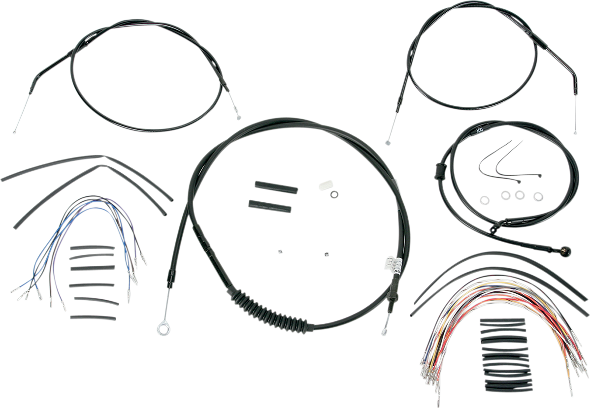 Burly Extended Cable/Brake Line Kit for Burly Ape Handlebars 12in B30-1008