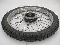 Vintage Rickman Enduro Trials Front Drum Brake Wheel w/ Tire 18 X 1.5