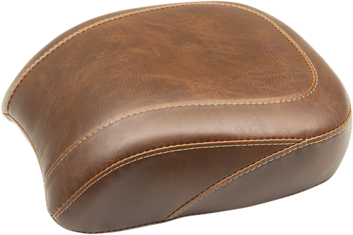 Mustang Wide Tripper Solo Seat Brown Stitched 83039