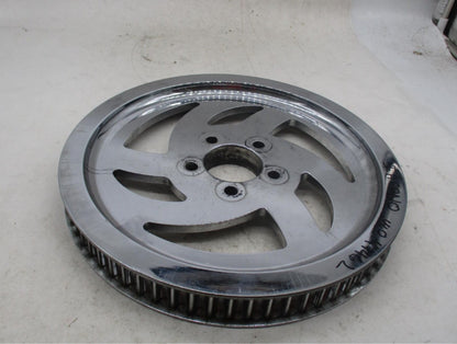 Harley Davidson Chrome Belt Drive 70T Tooth Sprocket Pulley 12.5" D 1.25" Wide