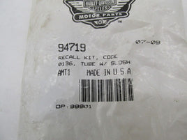 Harley Davidson Genuine NOS Code 136 Tube with Slosh Recall Kit 94719