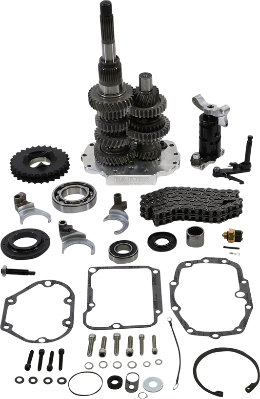 Baker DD6 Builders Kit Polished W/3.24:1 1ST Gear DD6-411-02