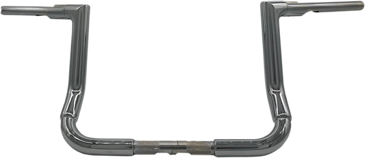 Fat Baggers, Inc. 1-1/2" EZ Install Flat Top Handlebar 12" Chrome 605012