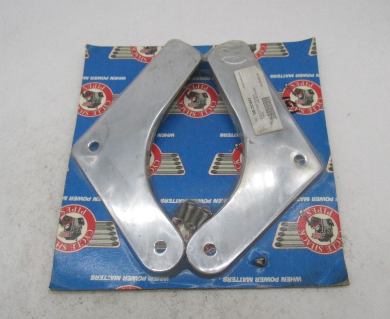 Cycle Shack Honda Chrome Boomerang Fairing Plate Kit DS-263642 SB-151