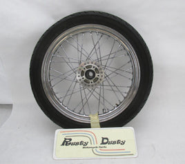 Harley Davidson Front 19"x2.5" Dual Disc Wheel Dunlop D401F Tire 100/90-19