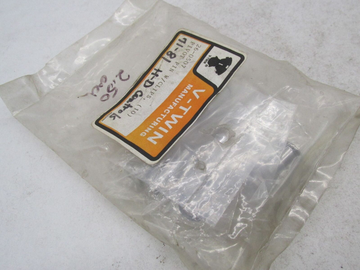 Lot of 7 Harley V-Twin 71-81 Hand Controls Lever Pivot Pin with Clips 26-0507