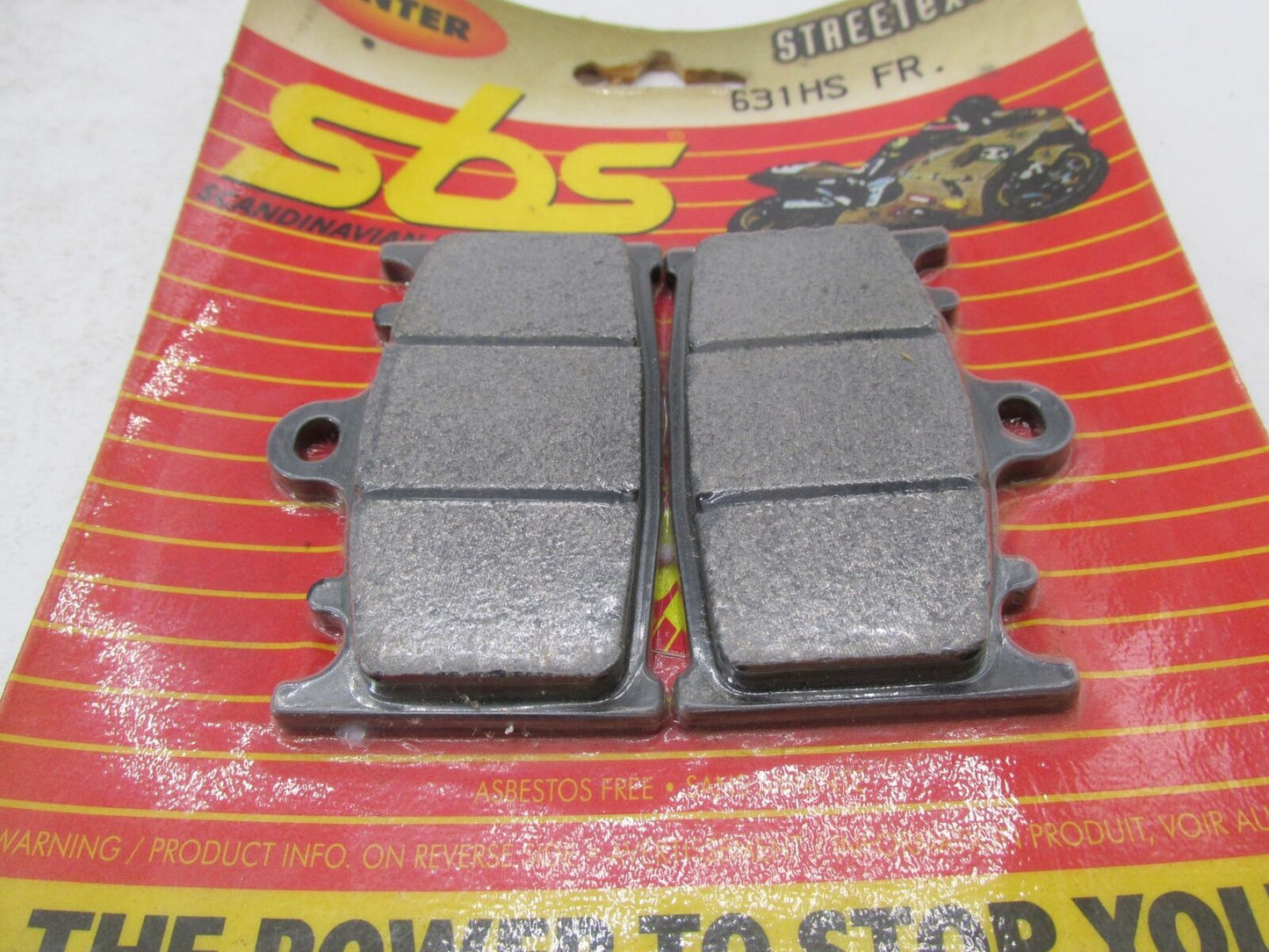 SBS Sintered Motorcycle Front Street Brake Pads Pad Set 631HS
