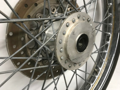 Harley Dyna 21in Front Wheel Rim T21-2.15 TLA w/ Tire & Rotor 44138-95