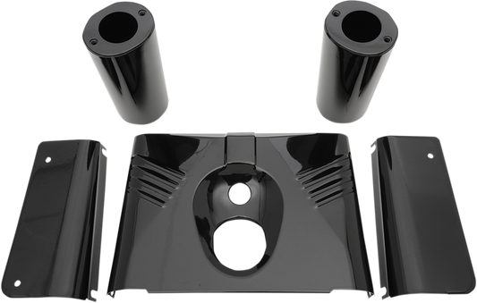 Drag Specialties Black Fork Tins 5pc 0411-0144
