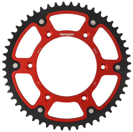 Supersprox Rear Stealth Sprocket 52T Red RST-8000-52-RED