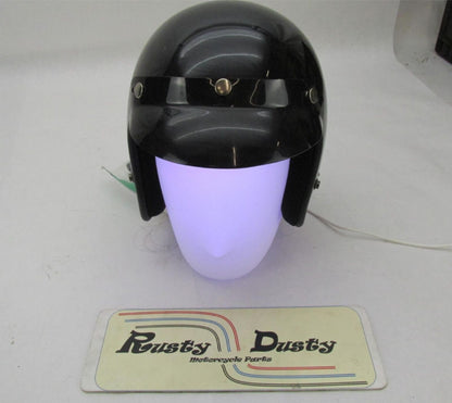 HCI New Black Half Face Size Large L Motorcycle Helmet