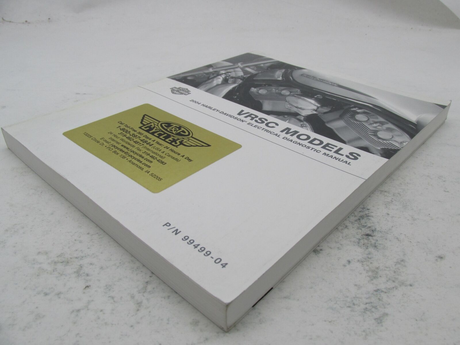 Harley Official Factory 2004 VRSC V-Rod Electrical Diagnostics Manual 99499-04