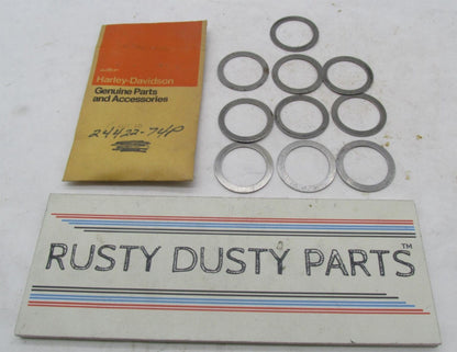 Lot of 10 Harley-Davidson Genuine NOS  Aermacchi Crank Thrust Washers 24422-74P