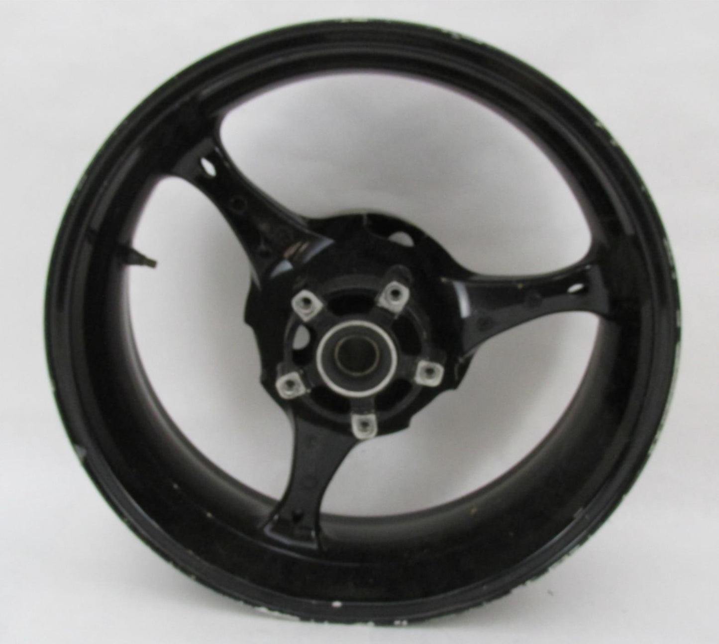 Enkei Motorcycle 3 Spoke Tri Spoke 17 X 5.5" Black Rear Wheel Rim