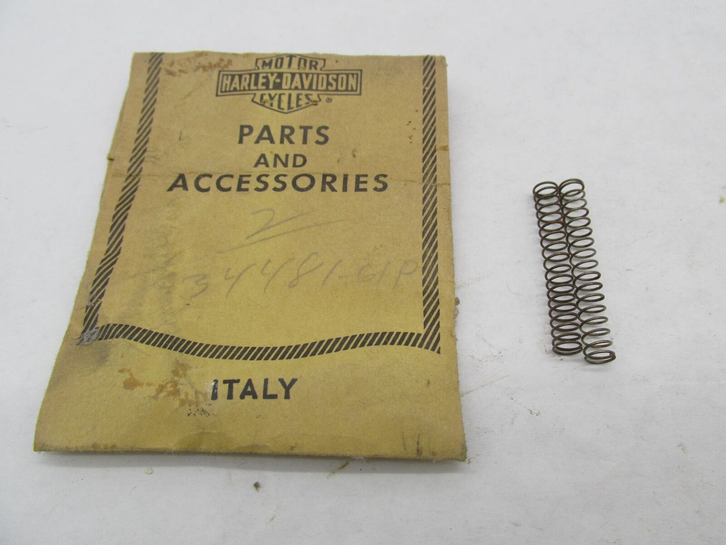 Lot of 2 Harley-Davidson Genuine NOS Aermacchi Sprint Pawl Springs 34481-61P