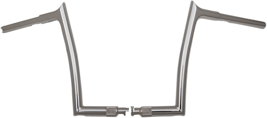 Fat Baggers, Inc. 1 1/4" EZ Install Pointed Top Handlebars 12" Chrome 908012