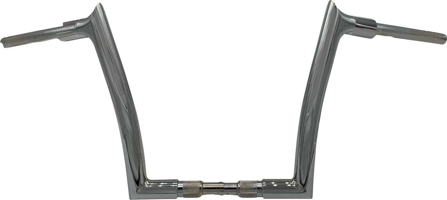 Fat Baggers, Inc. 1-1/2" EZ Install Pointed Top Handlebar 12" Chrome 818012