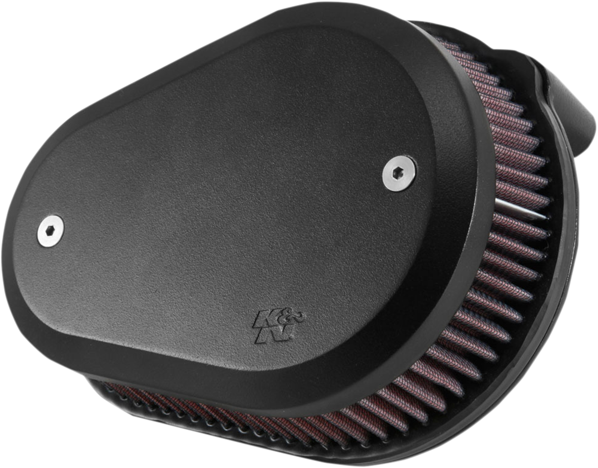 K & N Street Metal Air Intake System Flare Black RK-3932B