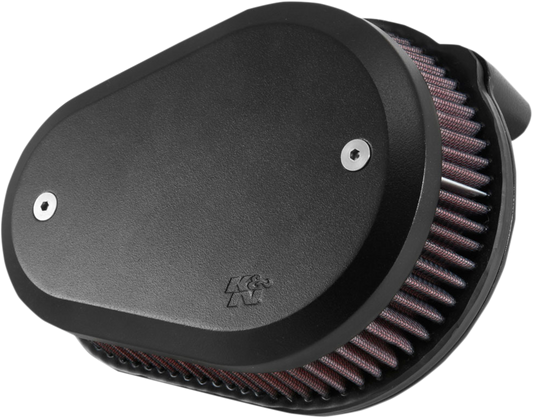 K & N Street Metal Air Intake System Flare Black RK-3932B