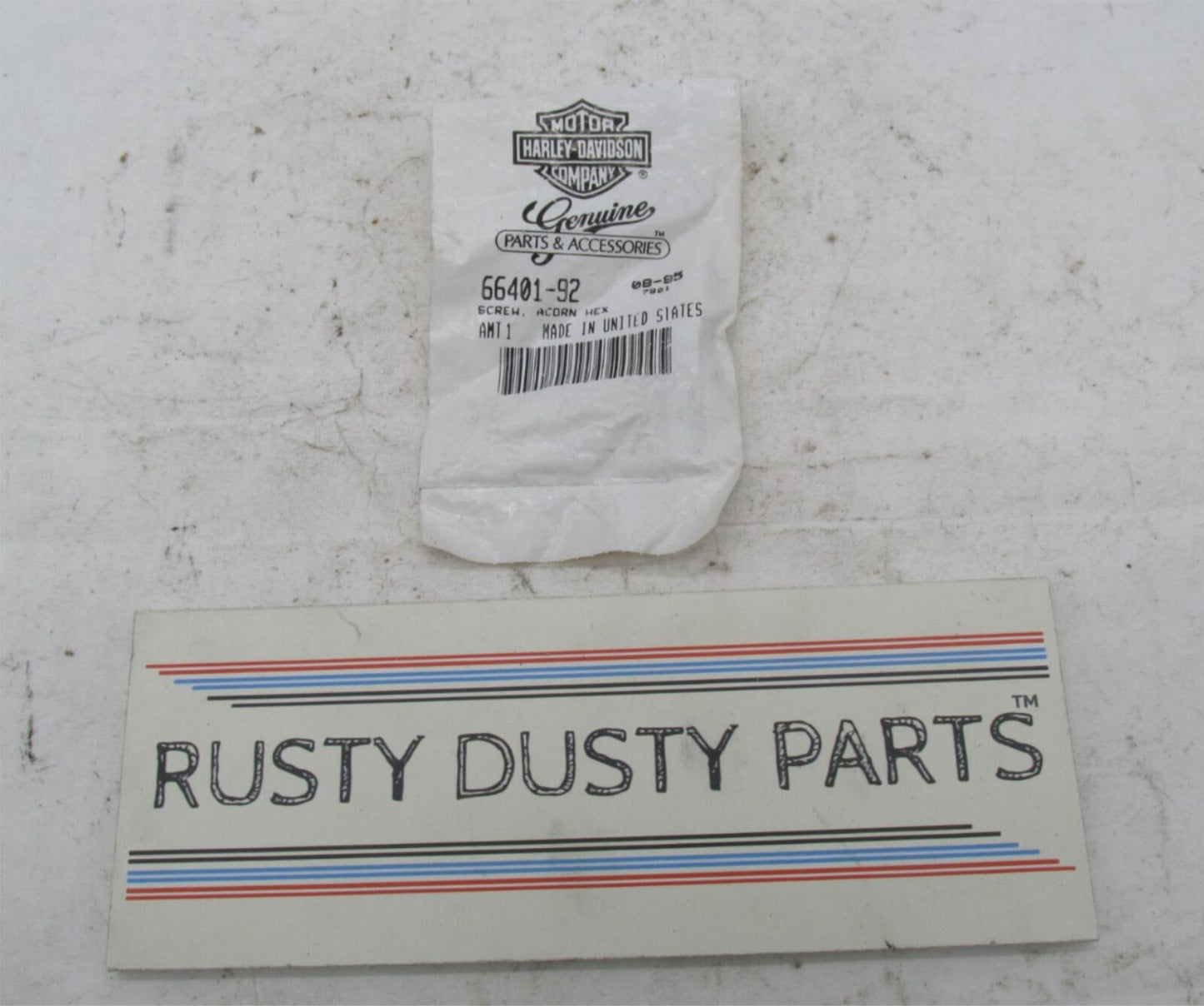 Harley Davidson Genuine NOS  Acorn Hex Screw 66401-92