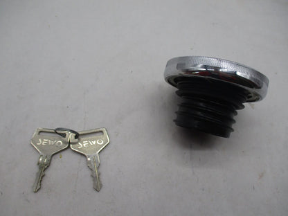 Harley Davidson Chrome Gas Fuel Tank Cap Lockable Locking with Keys